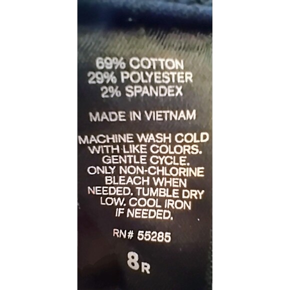 Women's Express Blue Jeans MIA Mid-Rise Cropped Legging Extreme Stretch Size 8R - Picture 7 of 7